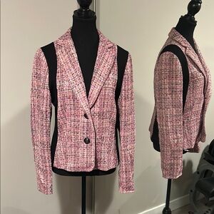 Women's Pink Tweed Blazer